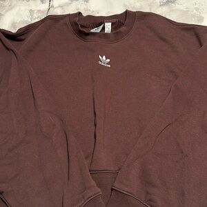 Women’s adidas originals cropped sweatshirt. Size small